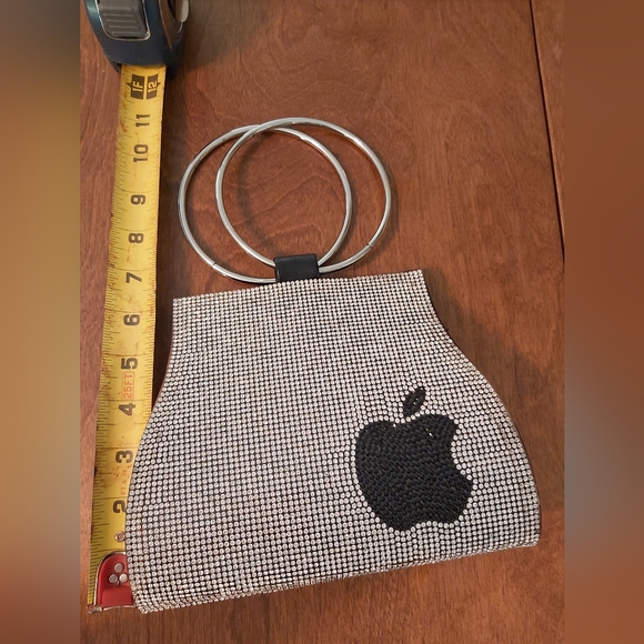 Clutch Purse  Black and Rhinestone - Picture 2 of 6